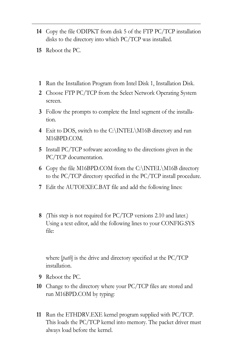 Error messages for windows 3.x and ms-dos drivers | Intel LAN+Modem56 PC Card PRO/100 User Manual | Page 52 / 178