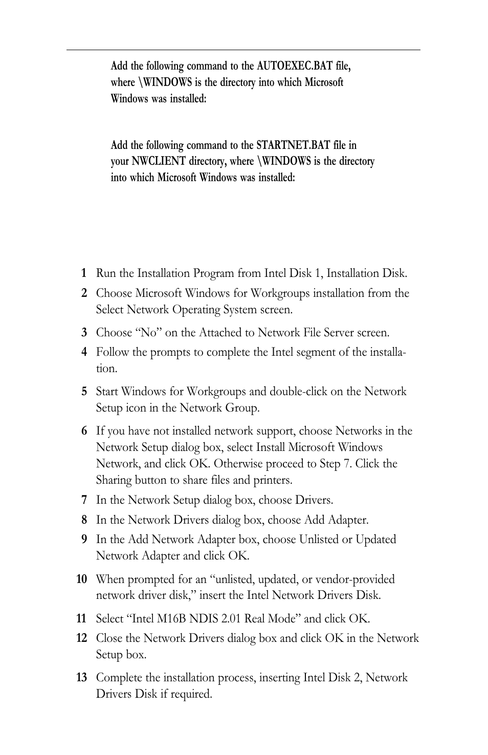 Intel LAN+Modem56 PC Card PRO/100 User Manual | Page 62 / 178