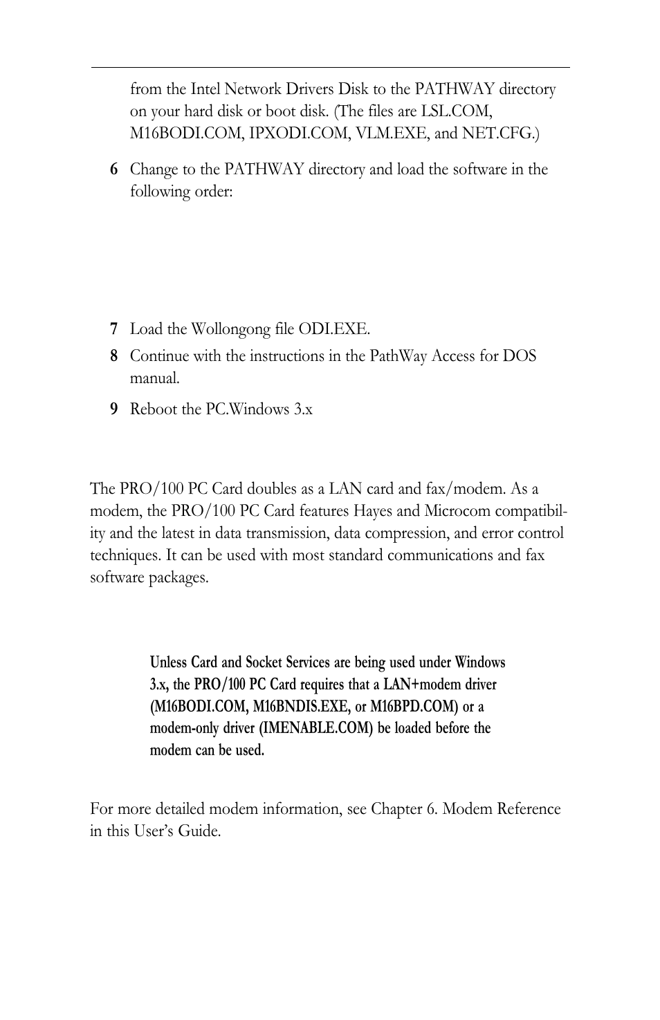 Intel LAN+Modem56 PC Card PRO/100 User Manual | Page 69 / 178