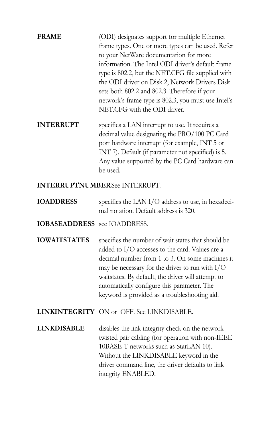 Intel LAN+Modem56 PC Card PRO/100 User Manual | Page 82 / 178