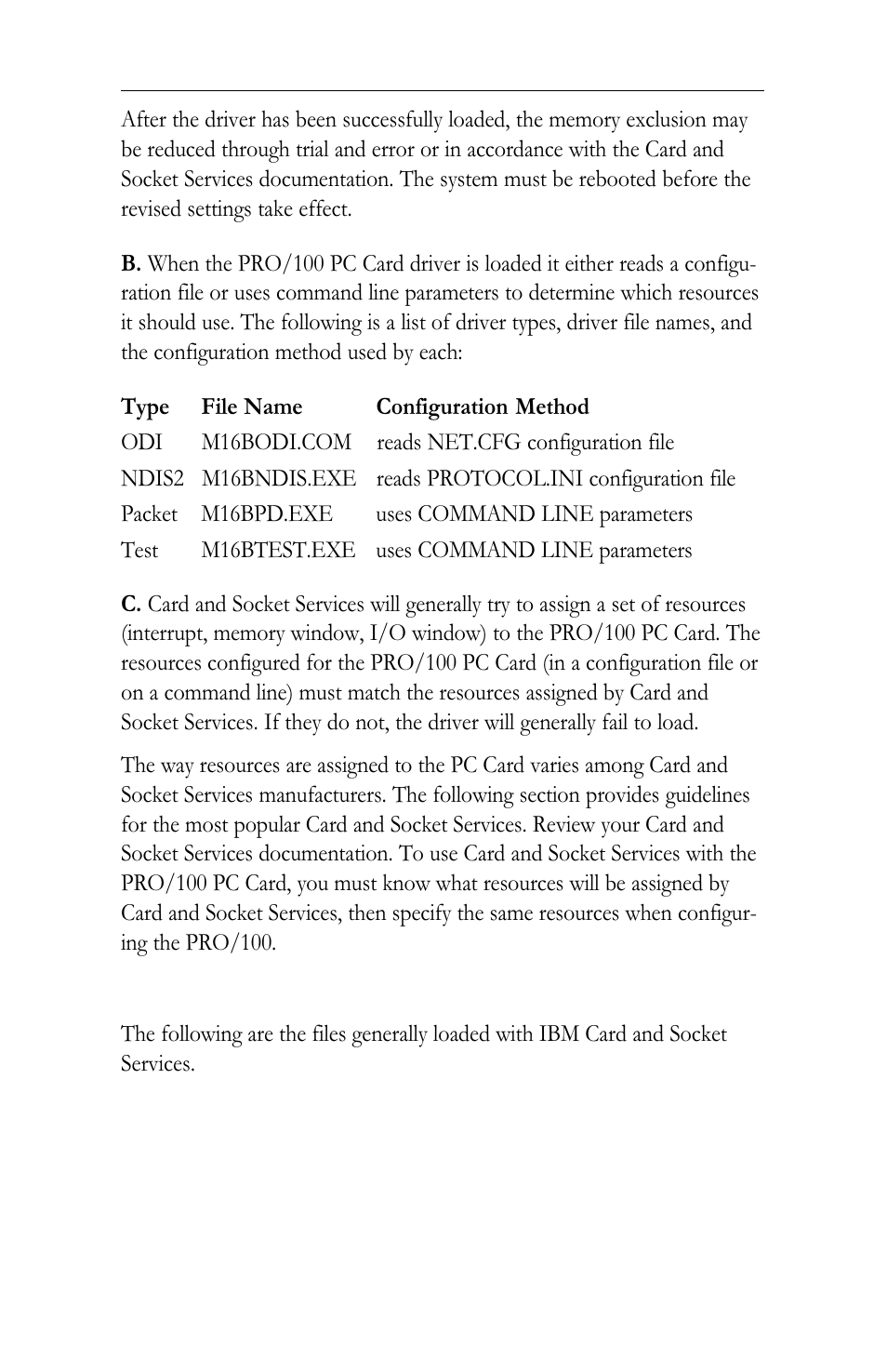 Intel LAN+Modem56 PC Card PRO/100 User Manual | Page 90 / 178