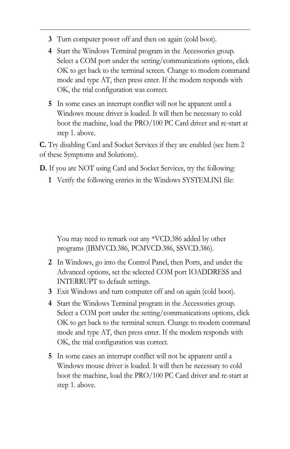 Intel LAN+Modem56 PC Card PRO/100 User Manual | Page 97 / 178