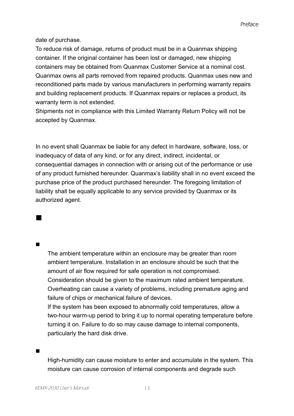 Maintaining your computer, Maintaining, Your computer | Intel KEMX-2030 User Manual | Page 13 / 60