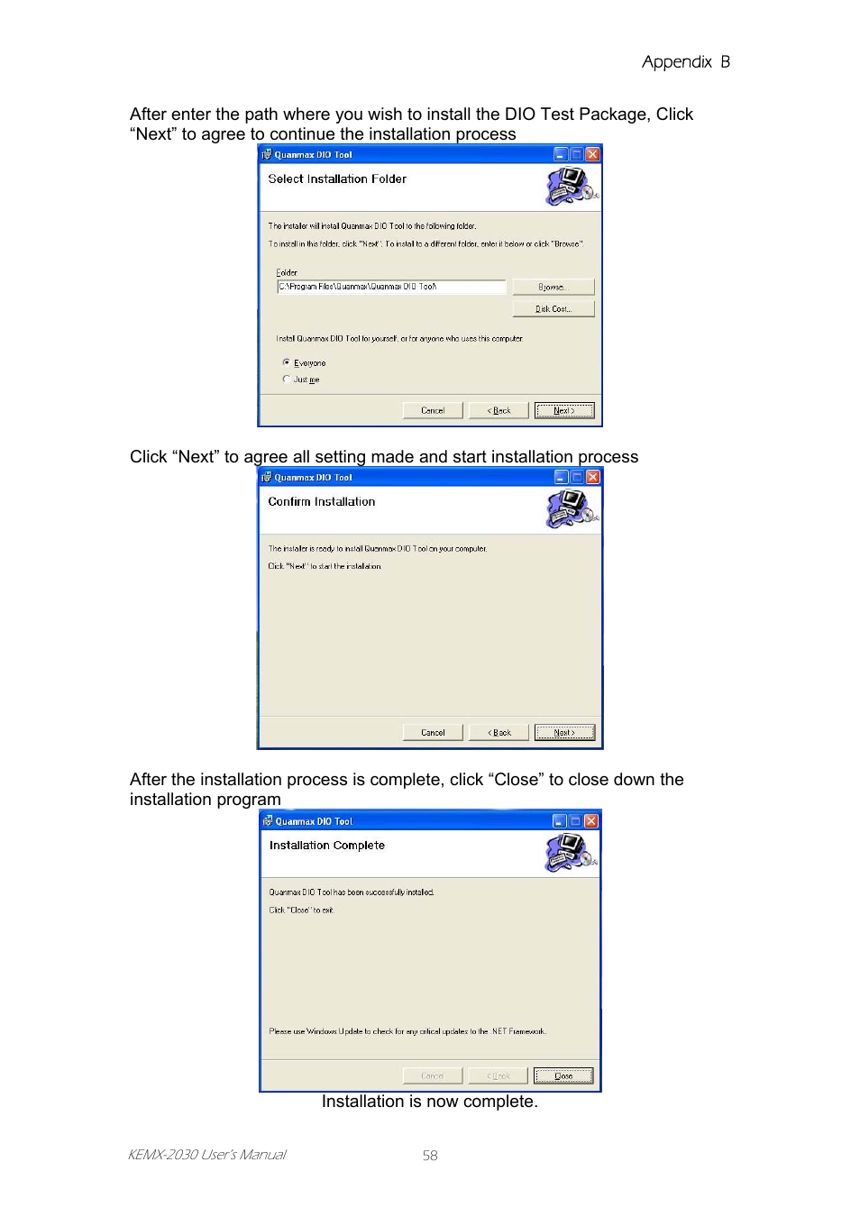 Intel KEMX-2030 User Manual | Page 58 / 60
