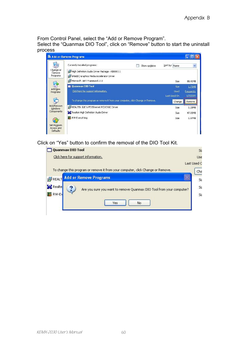Intel KEMX-2030 User Manual | Page 60 / 60
