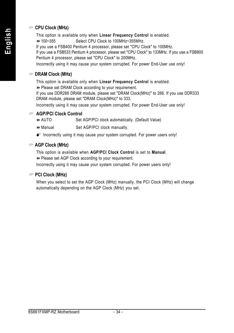 English | GIGABYTE 8S661FXMP-RZ User Manual | Page 34 / 40