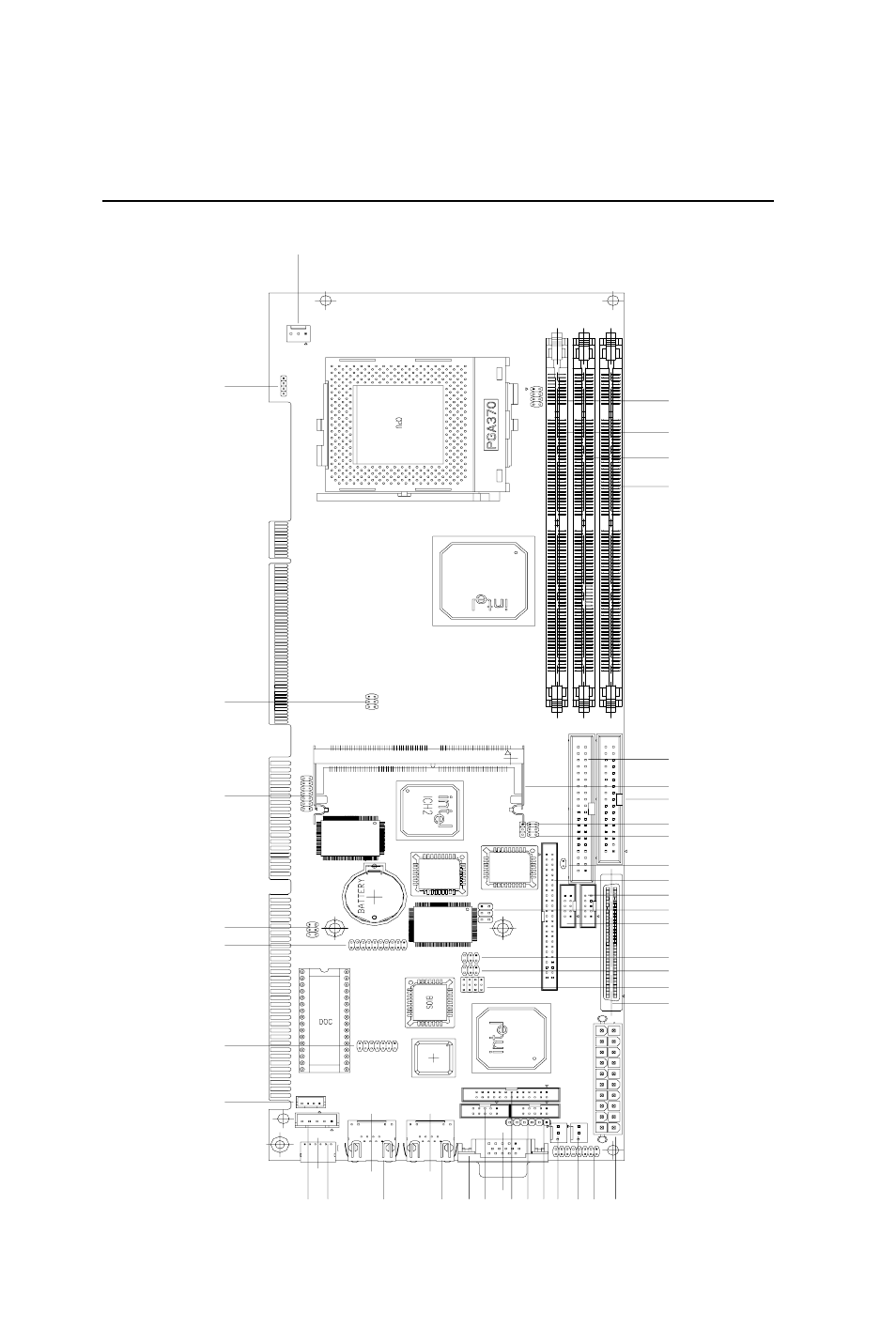 Board layout | Intel SBC-776 User Manual | Page 17 / 104