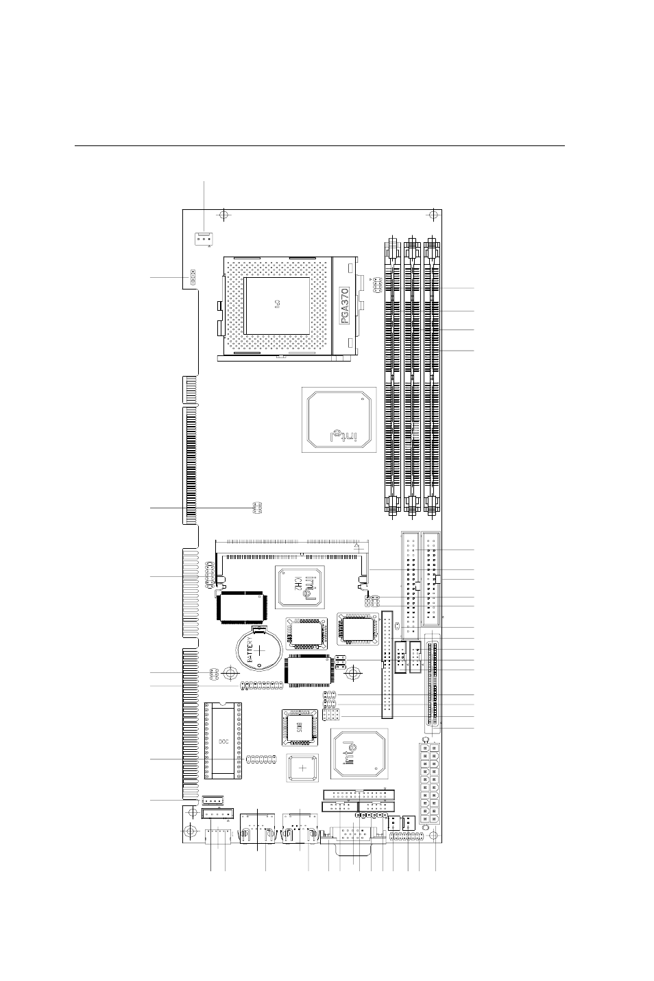 Locatingjumpersandconnectors, Locating jumpers and connectors | Intel SBC-776 User Manual | Page 25 / 104