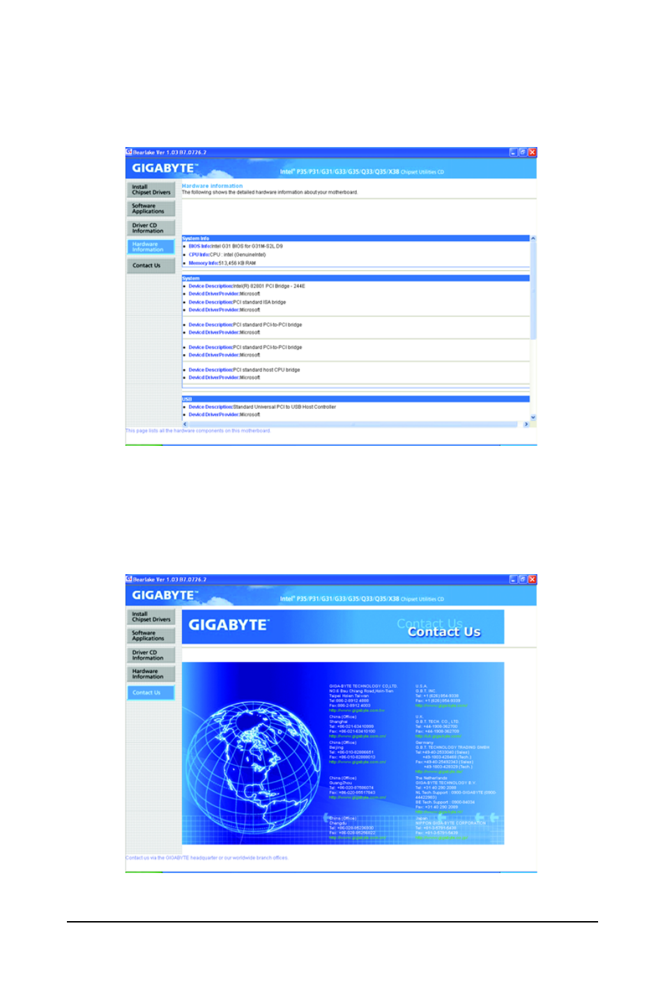 4 hardware information, 5 contact us | Intel GA-G31M-S2L User Manual | Page 57 / 88