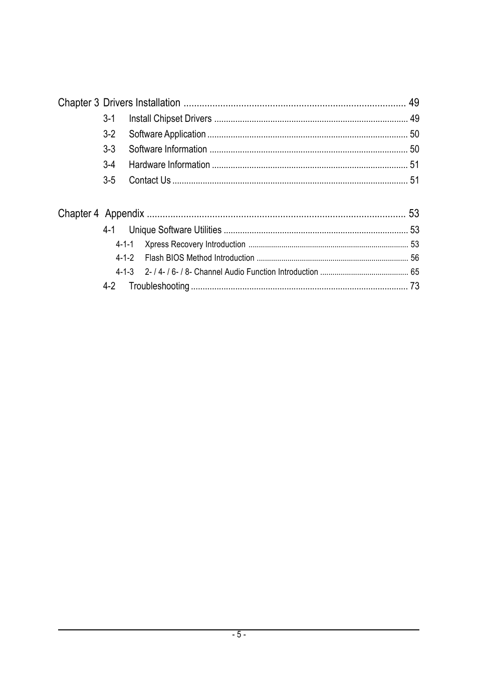 Intel GA-8IPE1000 User Manual | Page 5 / 80