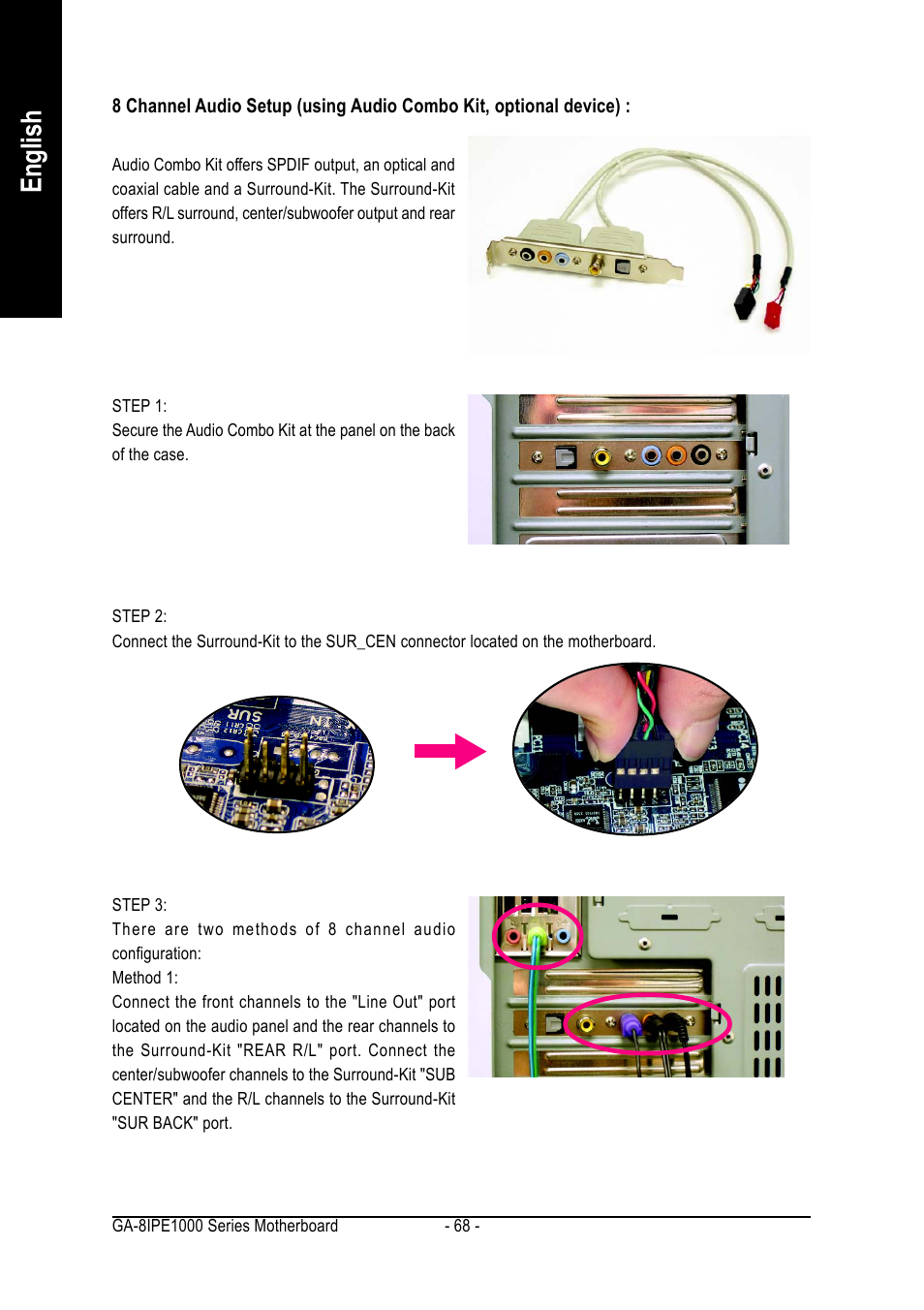 English | Intel GA-8IPE1000 User Manual | Page 68 / 80