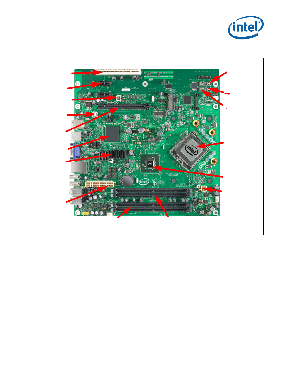 Figure 1. board features, 2 system block diagram, System block diagram | Board features | Intel Core 2 Duo User Manual | Page 11 / 36