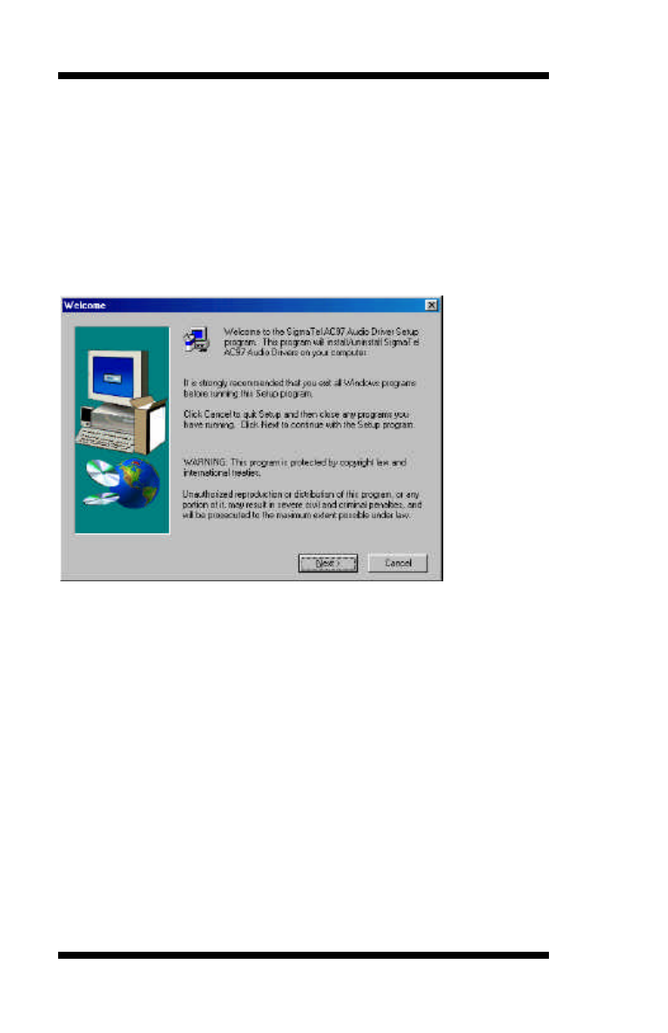 Click sigmatel ac97 audio driver | Intel I815E User Manual | Page 70 / 80