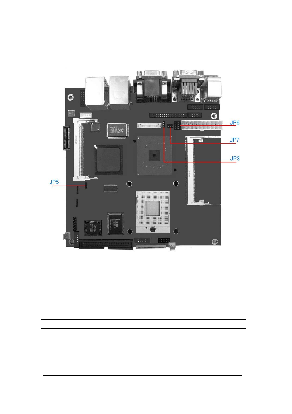 Jumpers locations, List of jumpers | Intel MINI-ITX BOARD AR-B1890 User Manual | Page 15 / 44