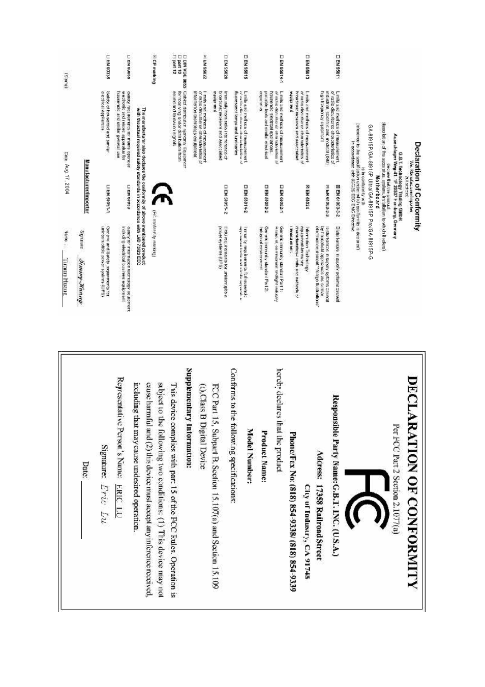 Motherboard | Intel GA-8I915P User Manual | Page 2 / 80