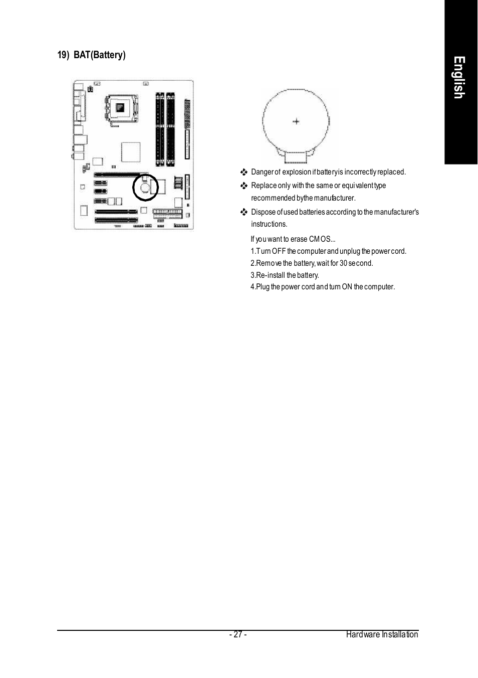 English | Intel GA-8I915P User Manual | Page 27 / 80