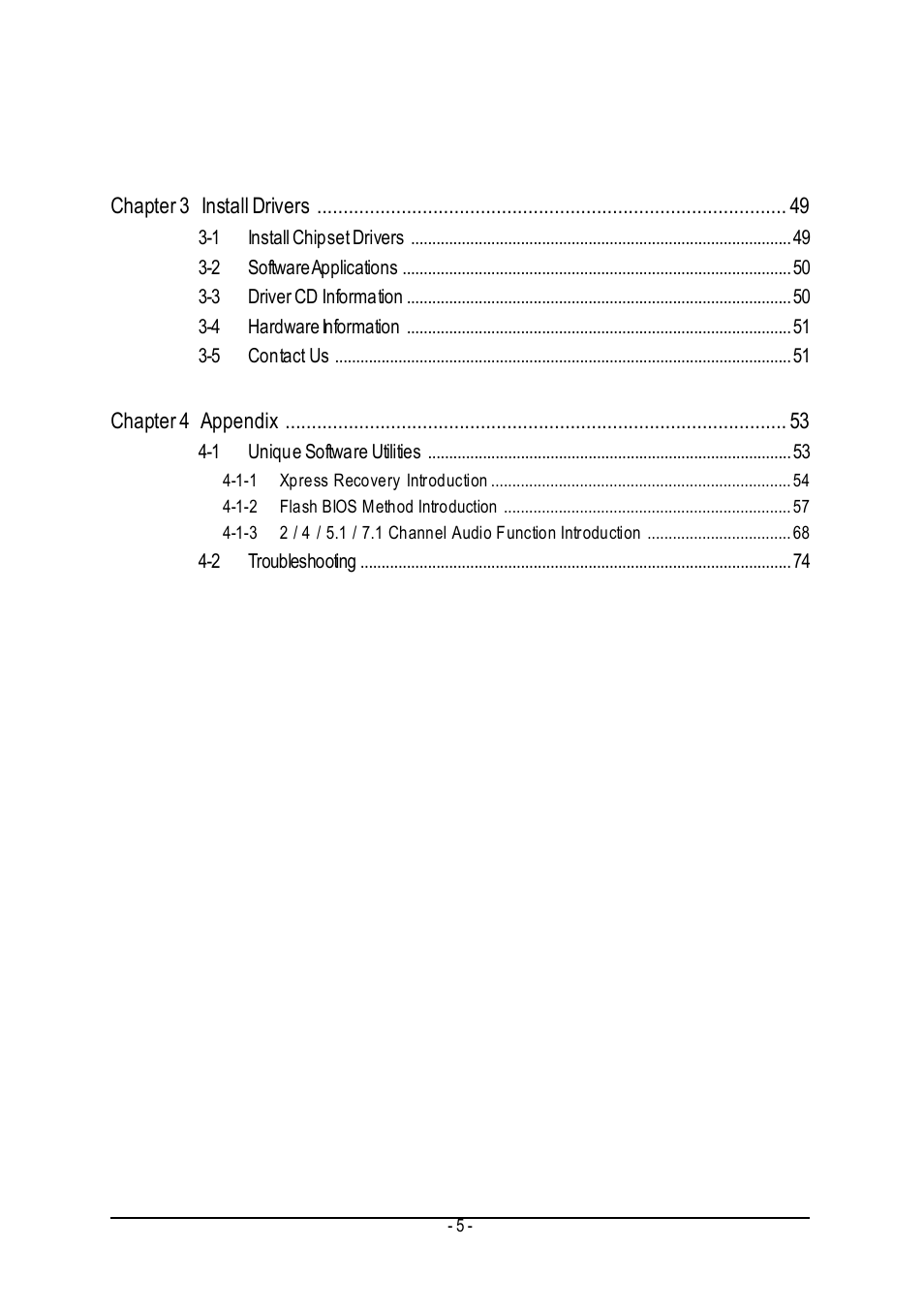 Intel GA-8I915P User Manual | Page 5 / 80