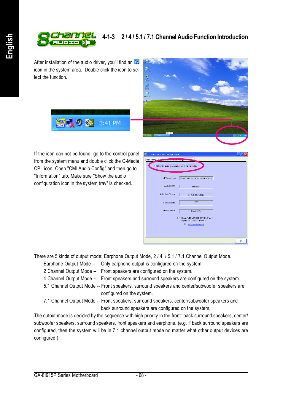 English | Intel GA-8I915P User Manual | Page 68 / 80