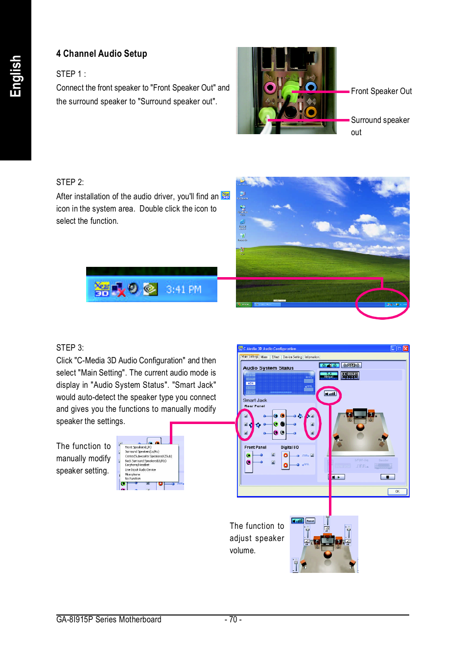 English | Intel GA-8I915P User Manual | Page 70 / 80