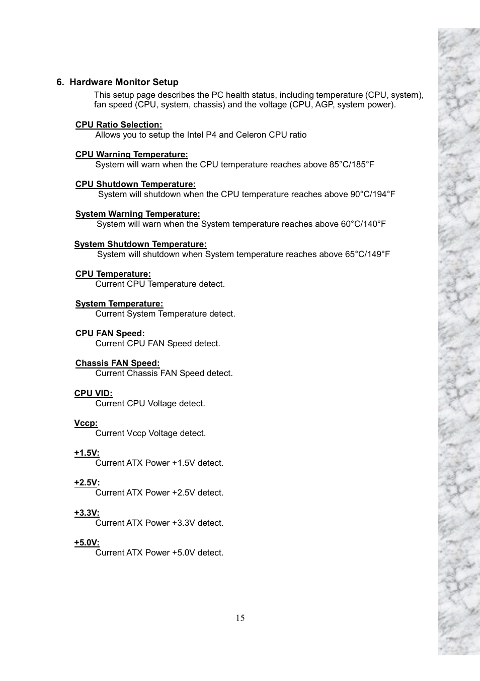 Intel Scenic Edition X101 User Manual | Page 15 / 16