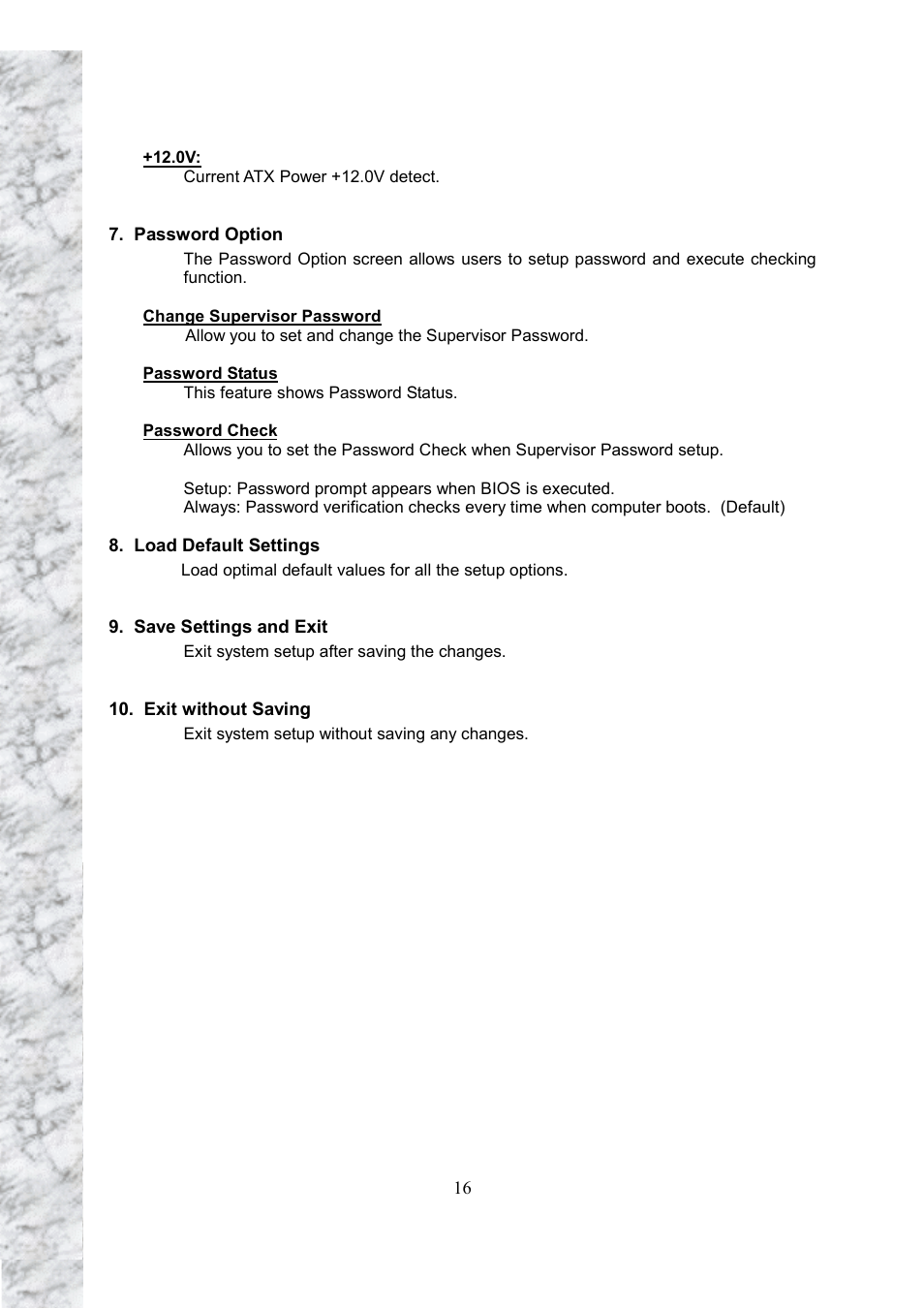 Intel Scenic Edition X101 User Manual | Page 16 / 16