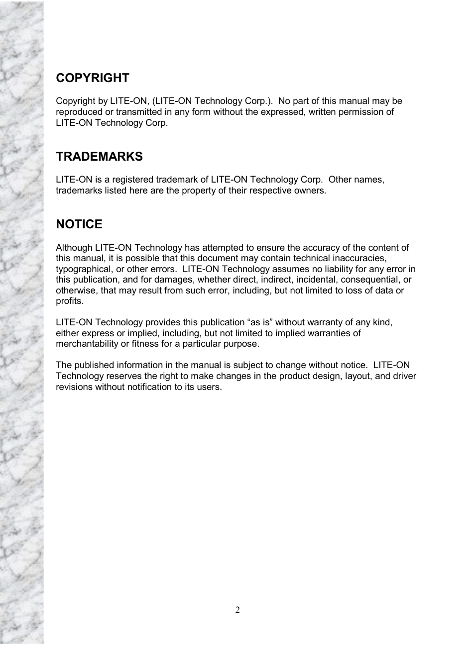 Intel Scenic Edition X101 User Manual | Page 2 / 16
