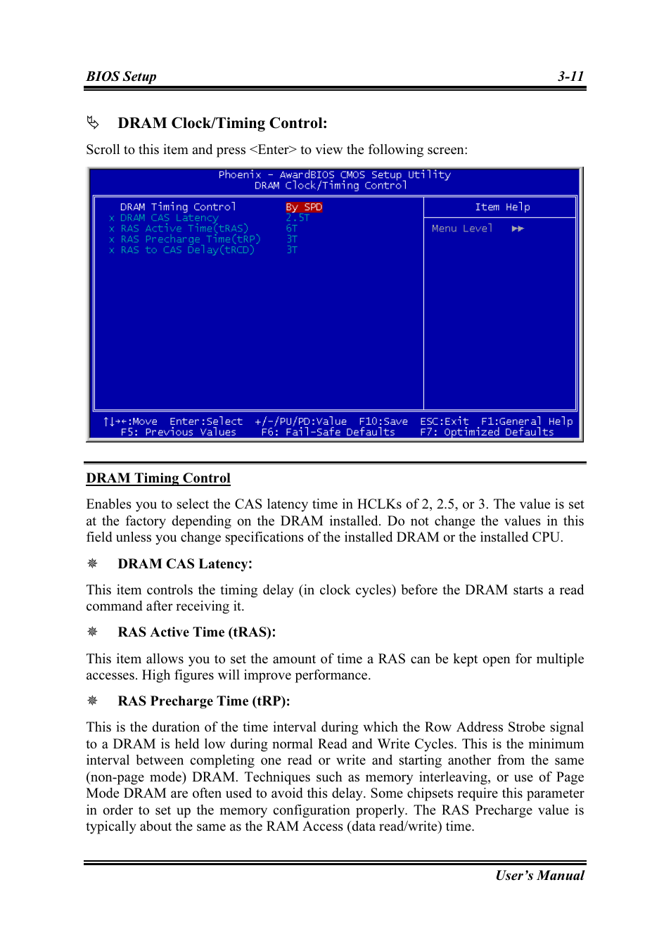 Dram timing control | Intel SG-81 User Manual | Page 35 / 56