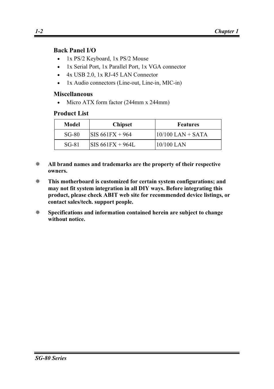Intel SG-81 User Manual | Page 6 / 56