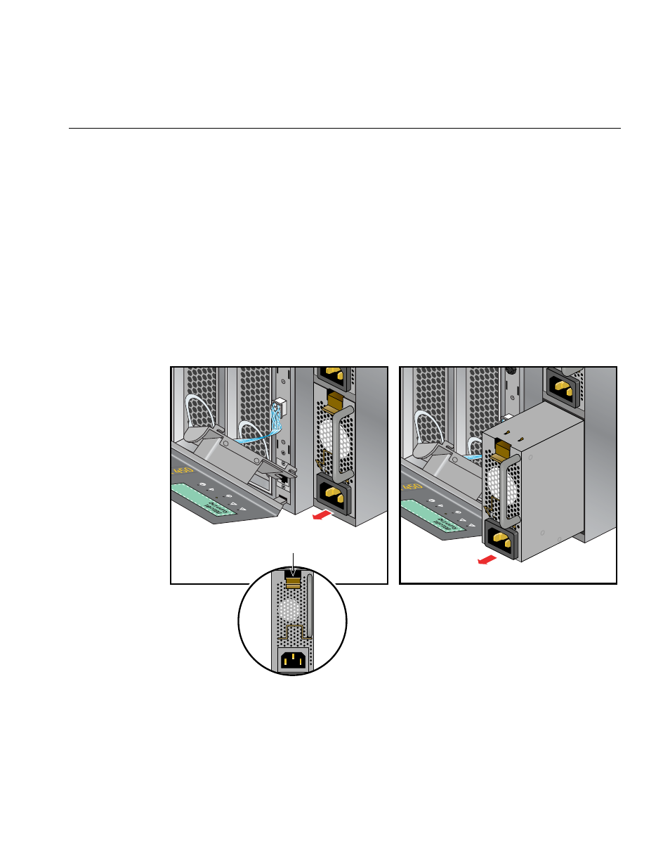 Removing or adding iru power supplies, Figure 6-3 | Intel SGI Altix 450 User Manual | Page 135 / 198