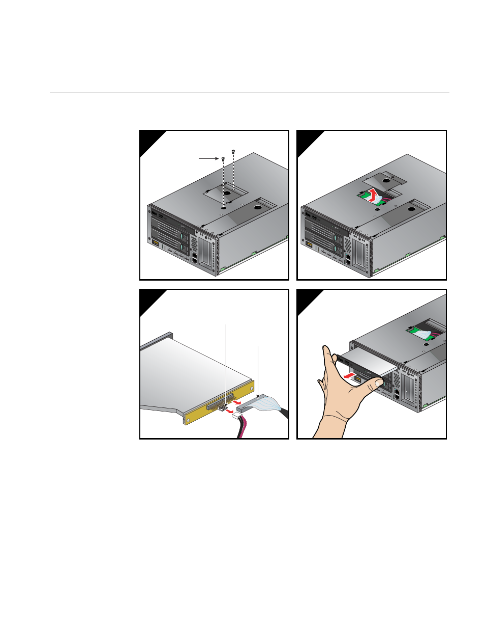 Figure 6-12, Upward (see figure 6-12), See figure 6-12) | Bc d a | Intel SGI Altix 450 User Manual | Page 147 / 198
