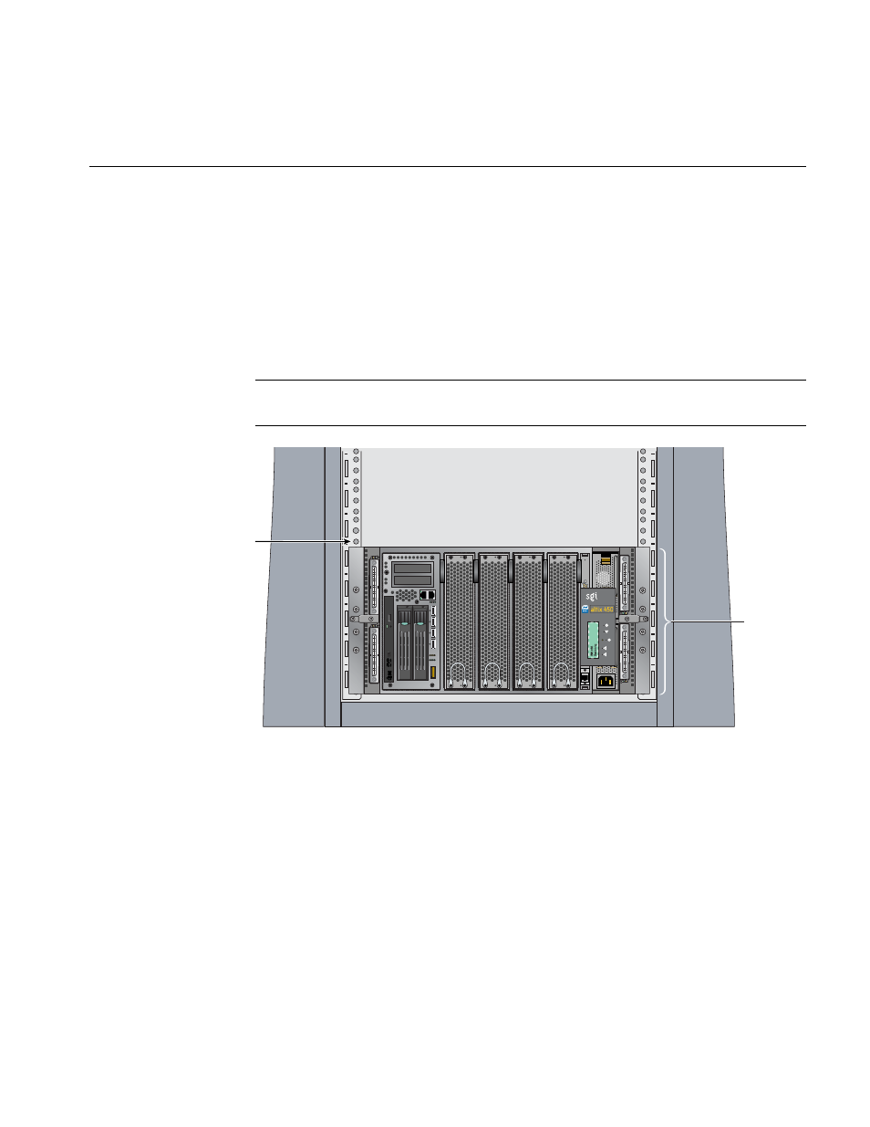 Determining where to attach rails in a rack, Figure 1-11, Figure 1-11 mounting hole pattern of rack rails | Intel SGI Altix 450 User Manual | Page 47 / 198