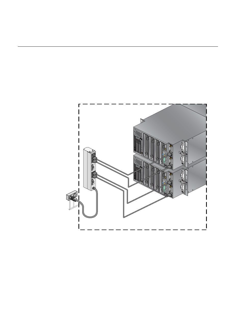 Connecting system modules to a rack power source, Figure 1-17 | Intel SGI Altix 450 User Manual | Page 56 / 198