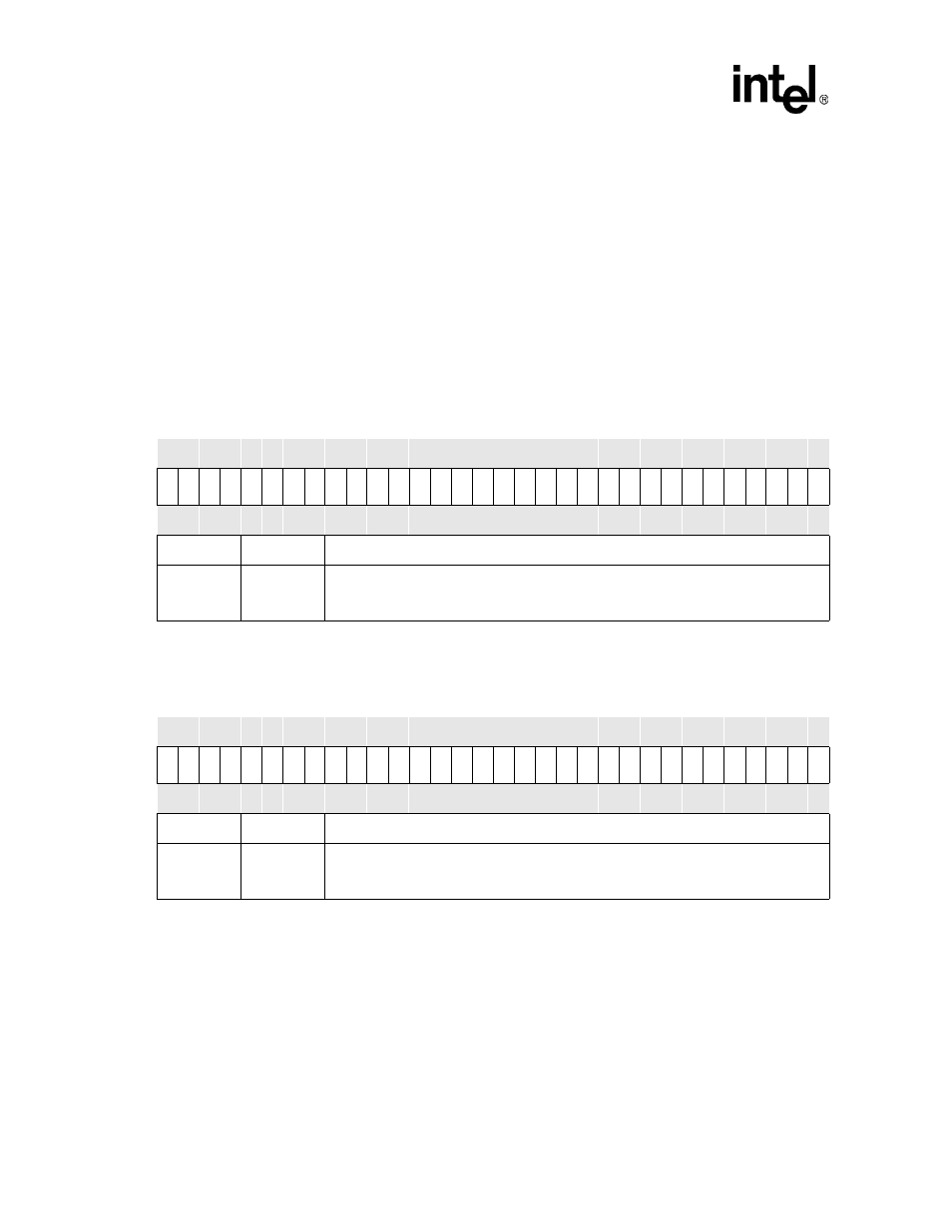 Gpsr0 bit definitions -10, Gpsr1 bit definitions -10 | Intel PXA255 User Manual | Page 114 / 598