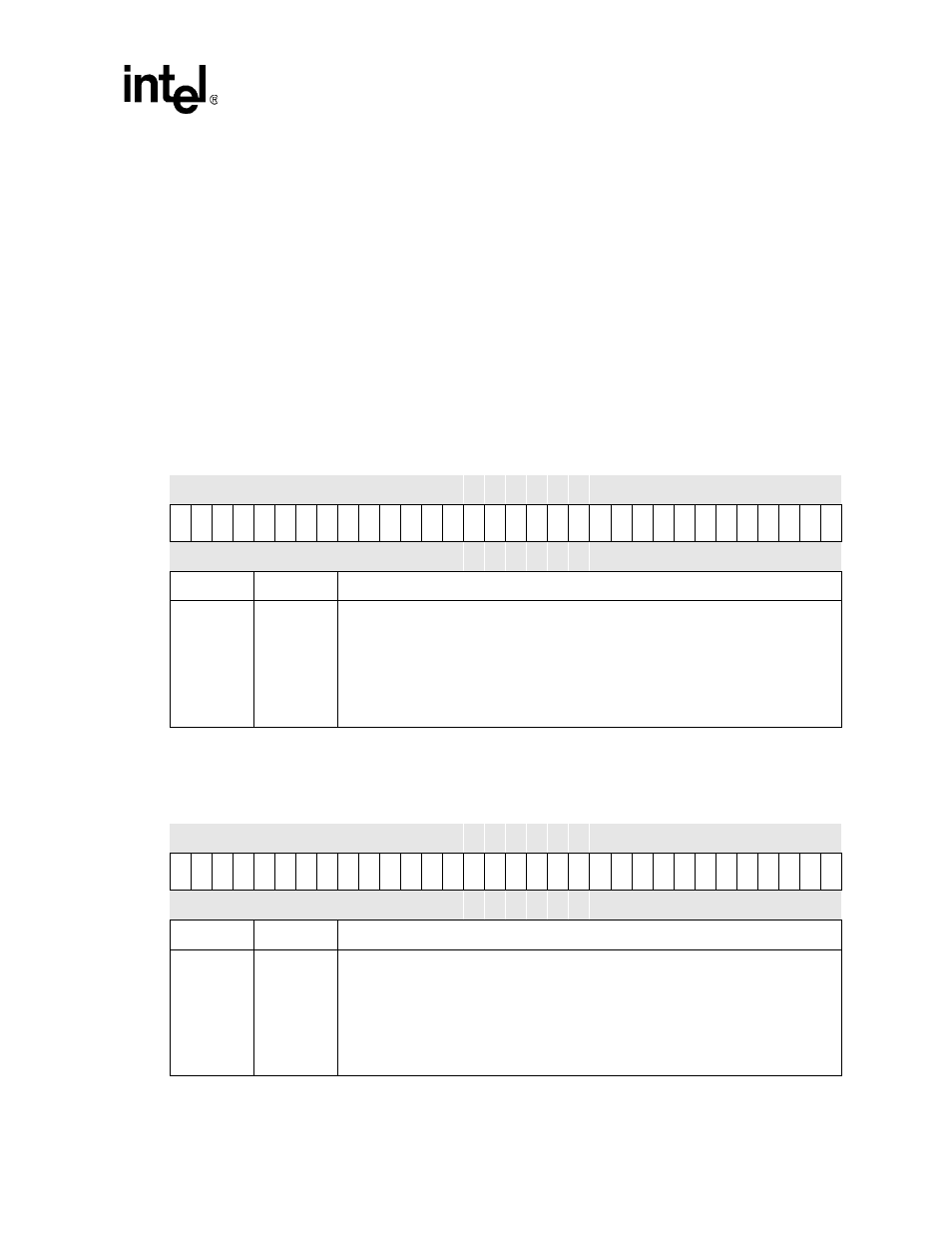 Gedr0 bit definitions -15, Gedr1 bit definitions -15 | Intel PXA255 User Manual | Page 119 / 598