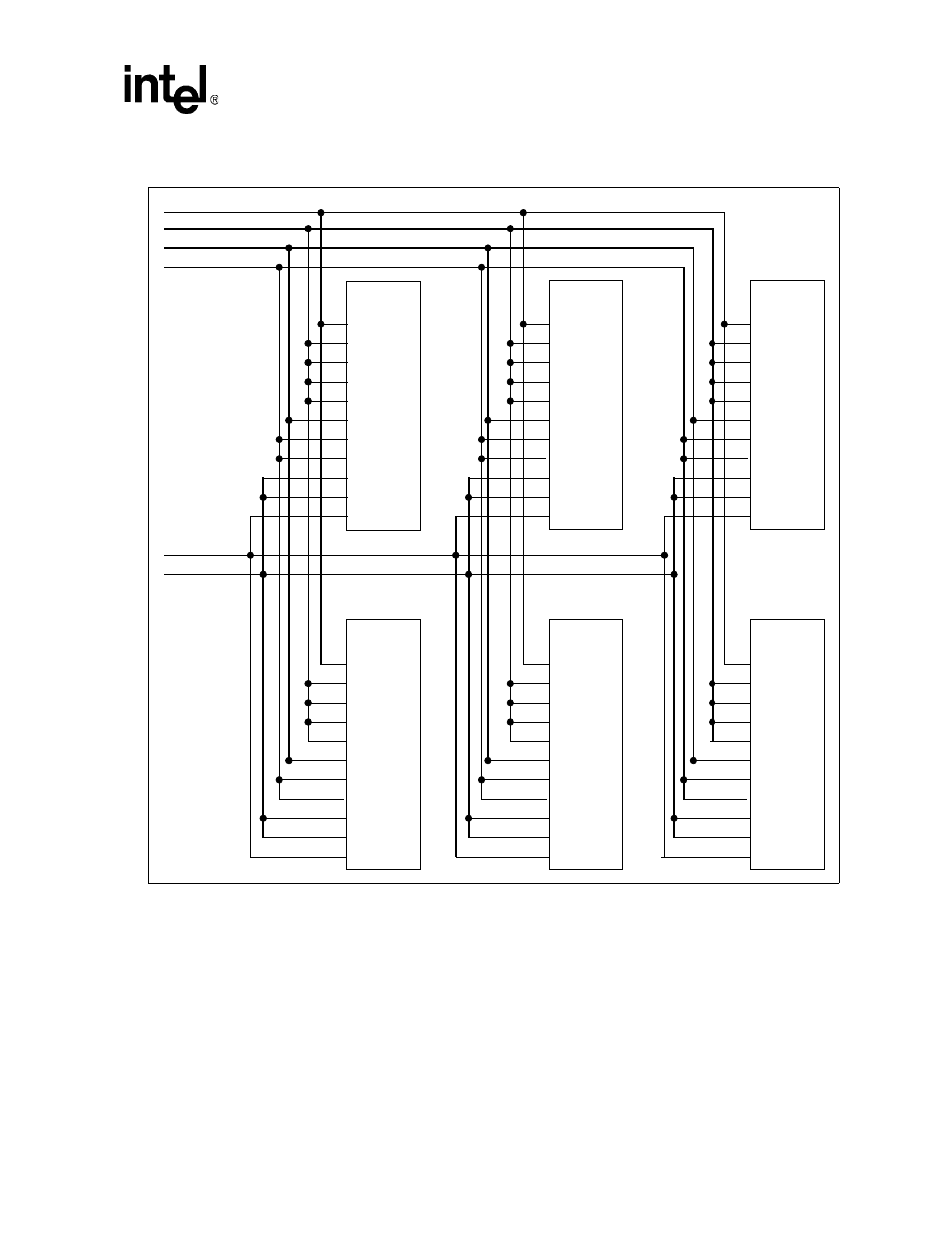 Sdram memory system example -5, Figure 6-2 | Intel PXA255 User Manual | Page 187 / 598