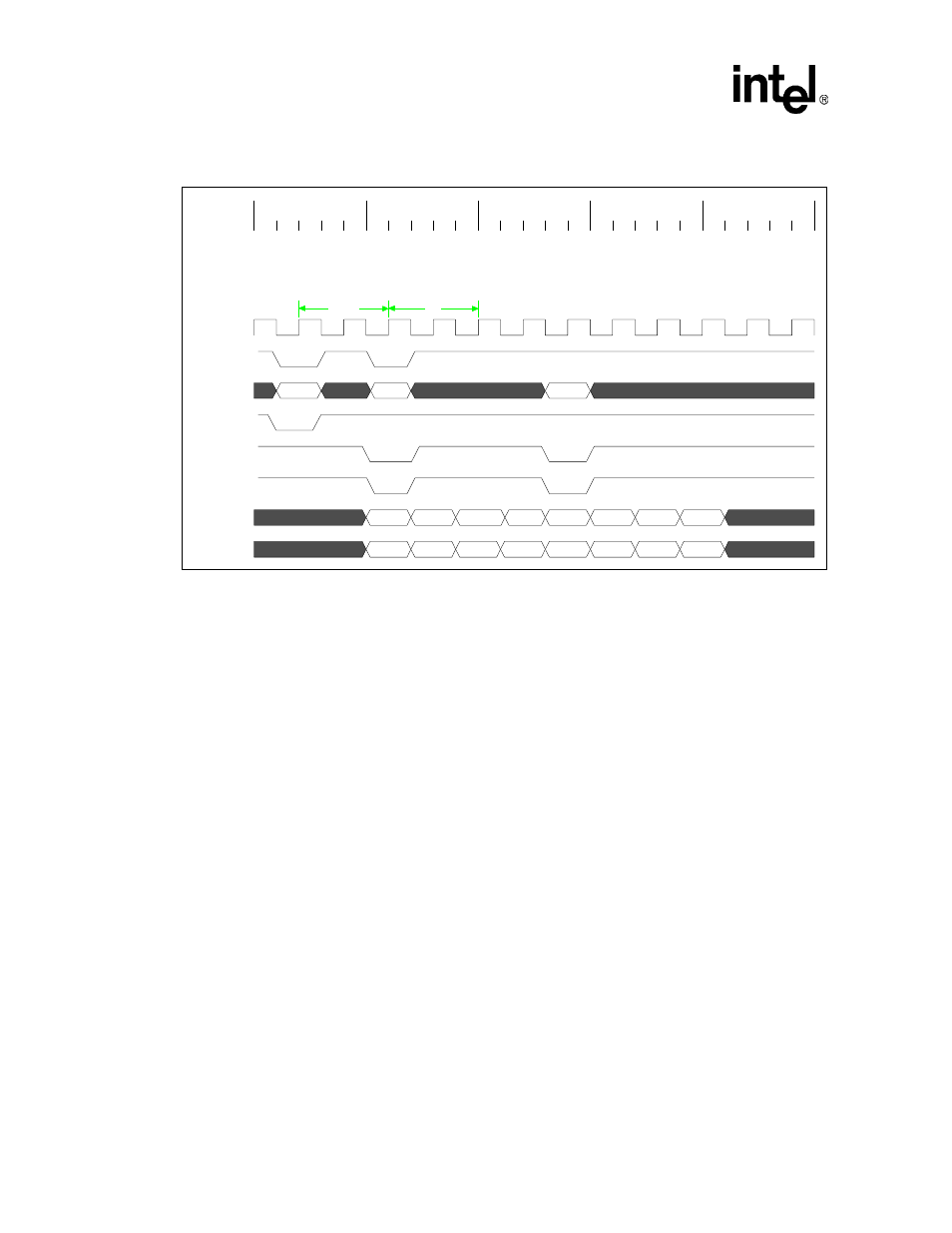 6 synchronous static memory interface, Synchronous static memory interface -32 6.6.1, Figure 6-11 | Intel PXA255 User Manual | Page 214 / 598