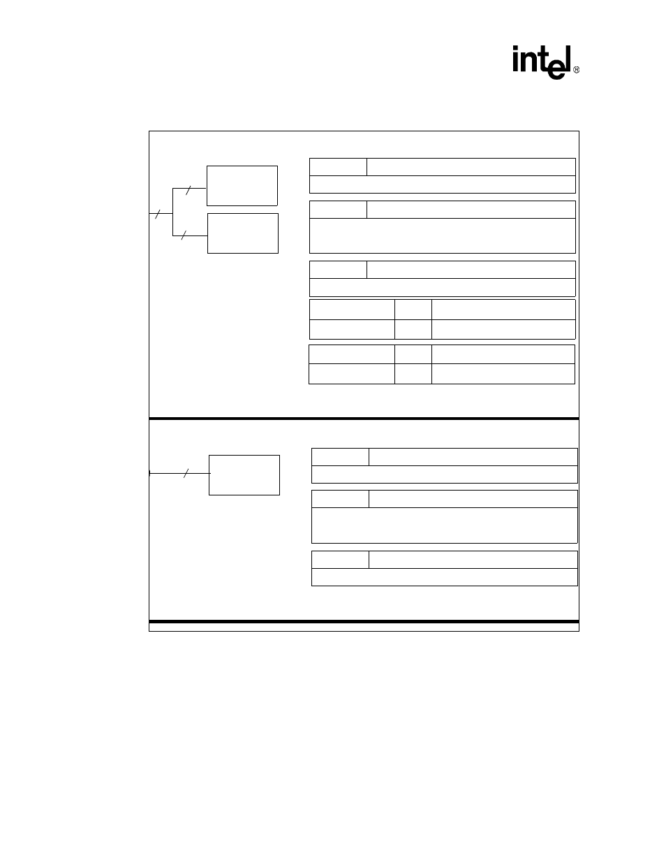 3 memory interface reset and initialization, 3 memory interface reset and initialization -76, Figure 6-35 | Intel PXA255 User Manual | Page 258 / 598