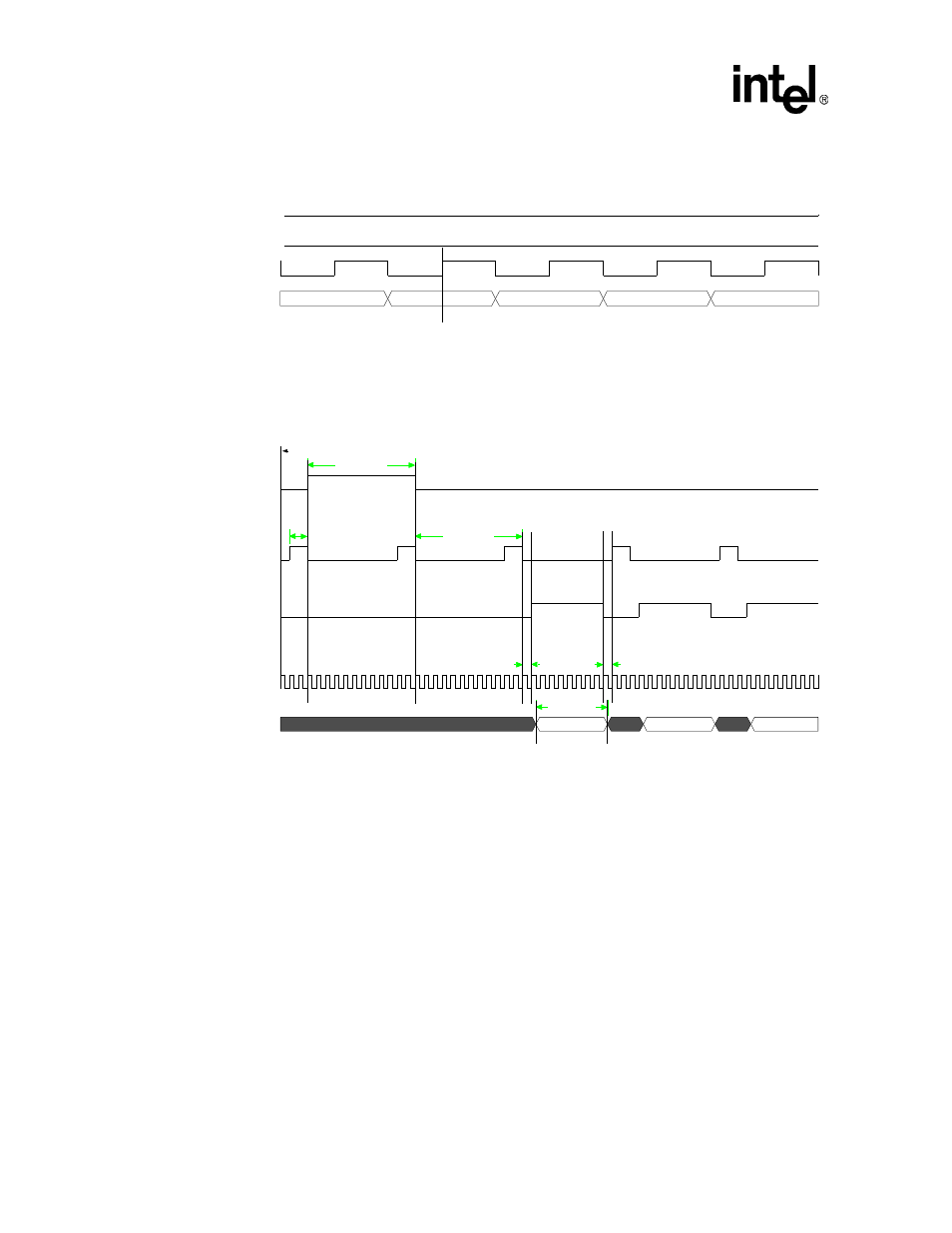 Passive mode pixel clock and data pin timing -16, Active mode timing -16, Figure 7-14 | Figure 7-15 | Intel PXA255 User Manual | Page 278 / 598
