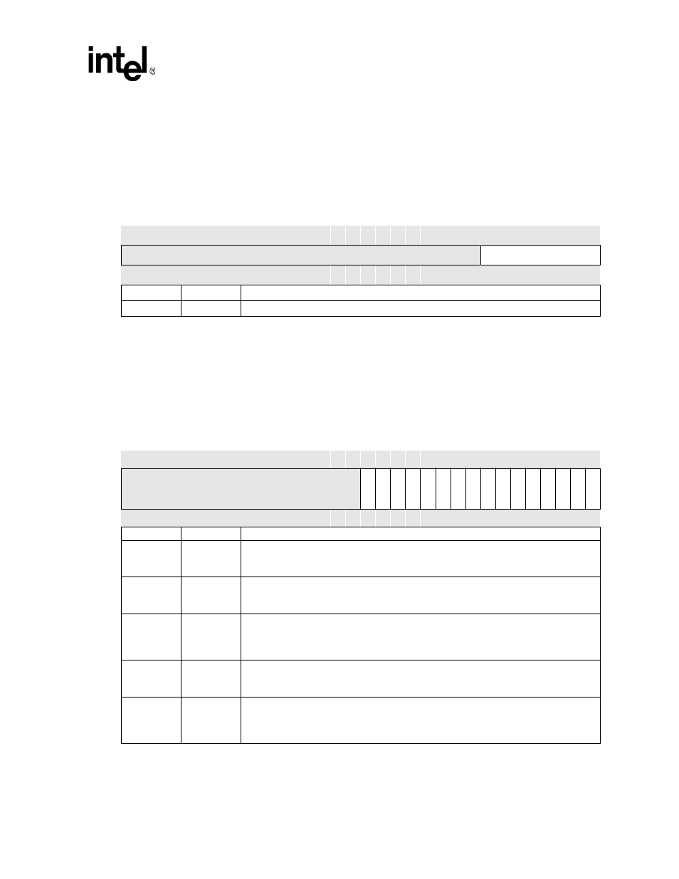 3 i2c control register (icr), I2c control register (icr) -23, Idbr bit definitions -23 | Icr bit definitions -23, Table 9-9, C control register (icr) | Intel PXA255 User Manual | Page 351 / 598
