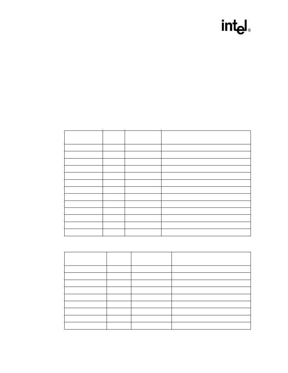 5 uart register summary, Uart register summary -26, Ffuart register summary -26 | Btuart register summary -26 | Intel PXA255 User Manual | Page 382 / 598