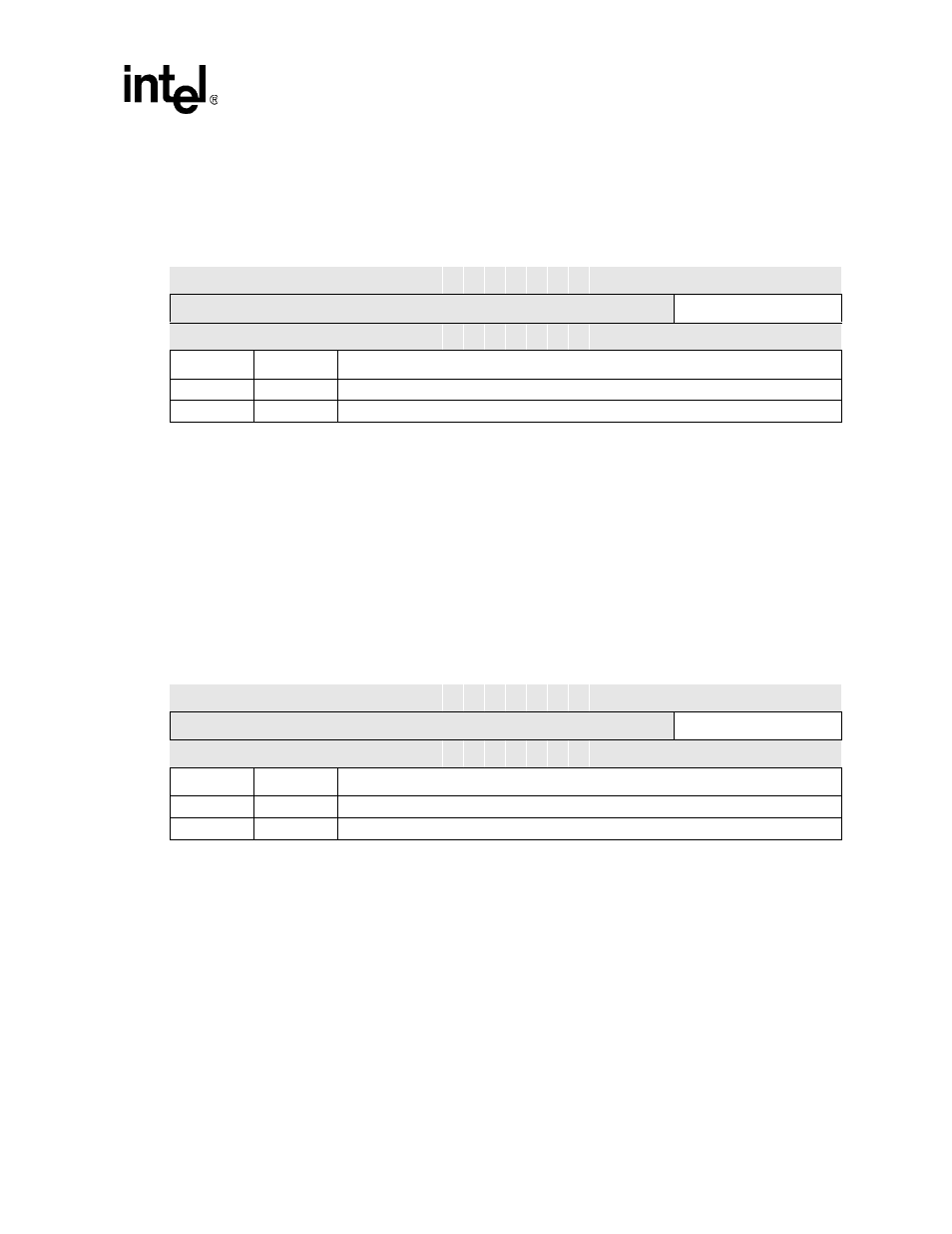 19 udc endpoint x data register (uddr3/8/13), 20 udc endpoint x data register (uddr4/9/14), Uddr2/7/12 bit definitions -47 | Uddr3/8/13 bit definitions -47, Table 12-29 | Intel PXA255 User Manual | Page 447 / 598