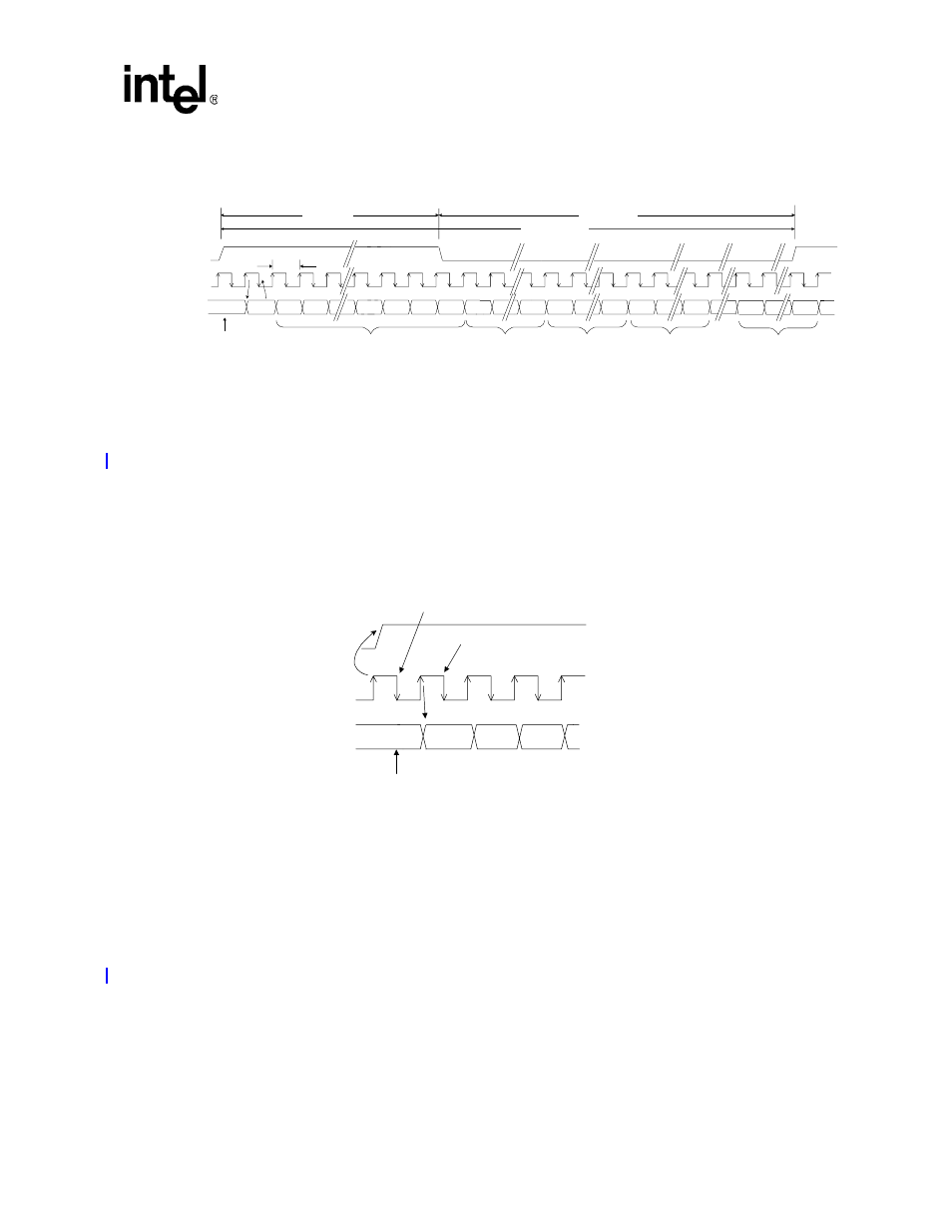 1 slot 0: tag phase, Ac’97 input frame -9, Sync sdata_in | Bit_clk, Figure 13-6. start of an audio input frame | Intel PXA255 User Manual | Page 459 / 598