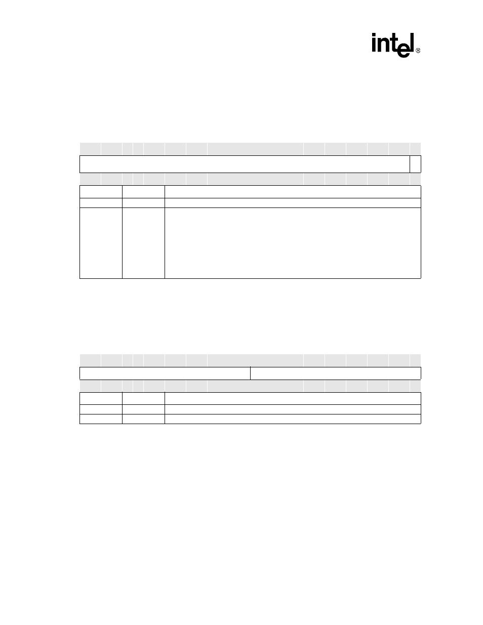 Car bit definitions -26, Pcdr bit definitions -26, Table 13-13 | 7 codec access register (car), 8 pcm data register (pcdr) | Intel PXA255 User Manual | Page 476 / 598