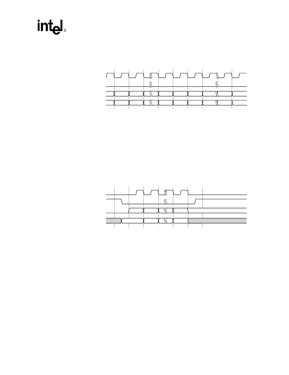 Motorola spi* frame protocol (single transfers) -7, Section 16.4.3.2.1, Figure 16-3 | Figure 16-4 | Intel PXA255 User Manual | Page 547 / 598