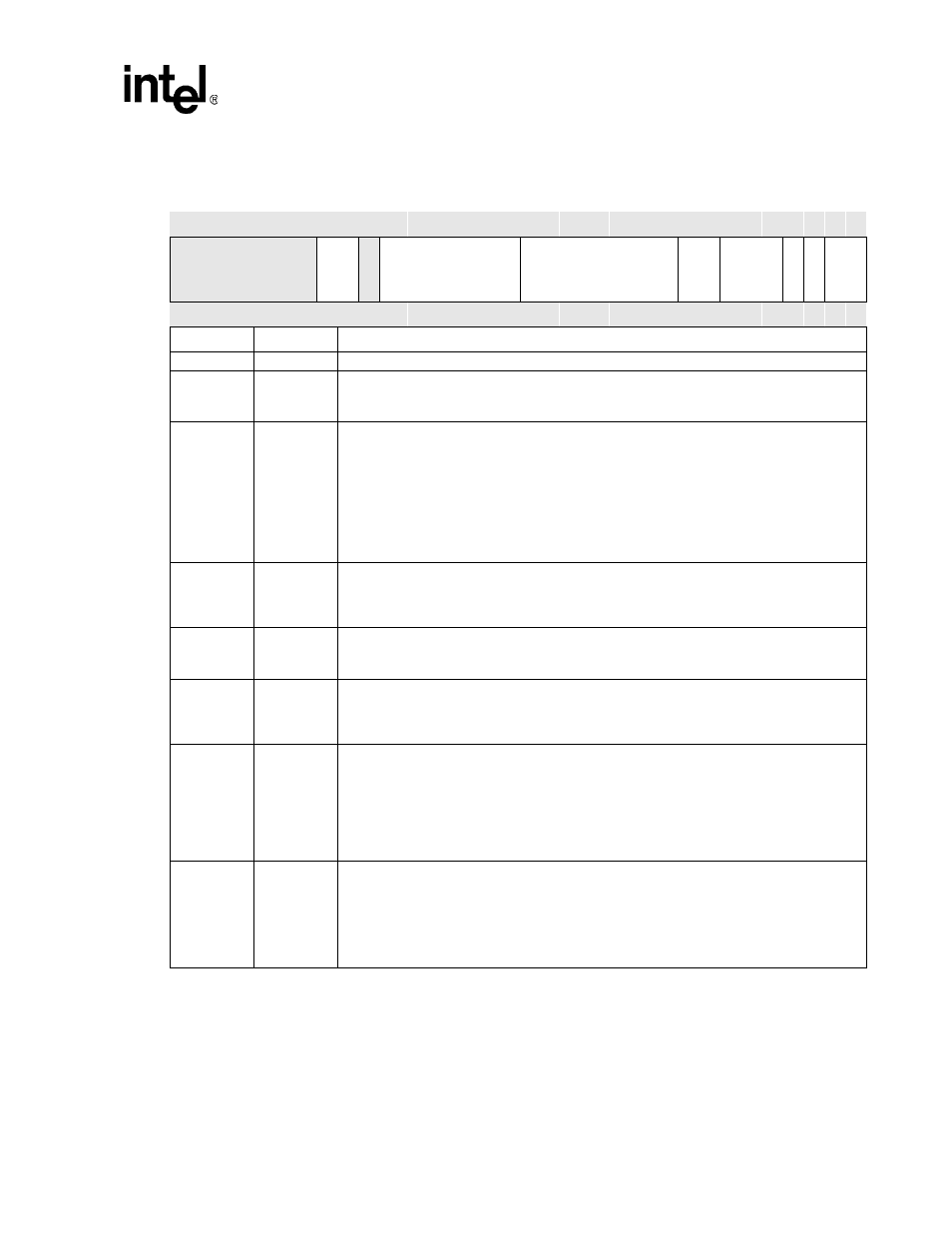 Sspsp bit definitions -23 | Intel PXA255 User Manual | Page 563 / 598