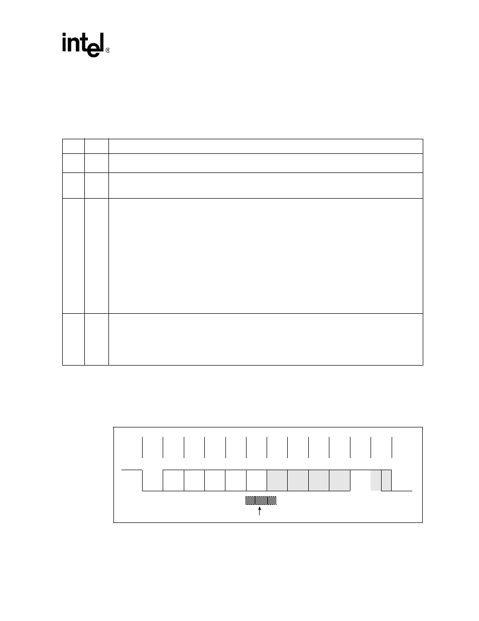 3 signal descriptions, 4 operation, Signal descriptions -3 | Operation -3, Example uart data frame -3, Uart signal descriptions -3 | Intel PXA255 User Manual | Page 573 / 598