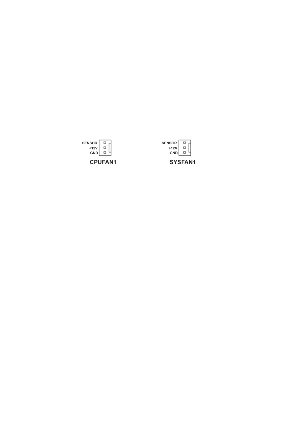 6 fan power connectors: cpufan1, sysfan1, Figure 2.9: fan power connectors: cpufan1, sysfan1, Fan power connectors: cpufan1, sysfan1 figure | 9 fan power connectors: cpufan1, Sysfan1 | Intel AIMB-253 User Manual | Page 27 / 62