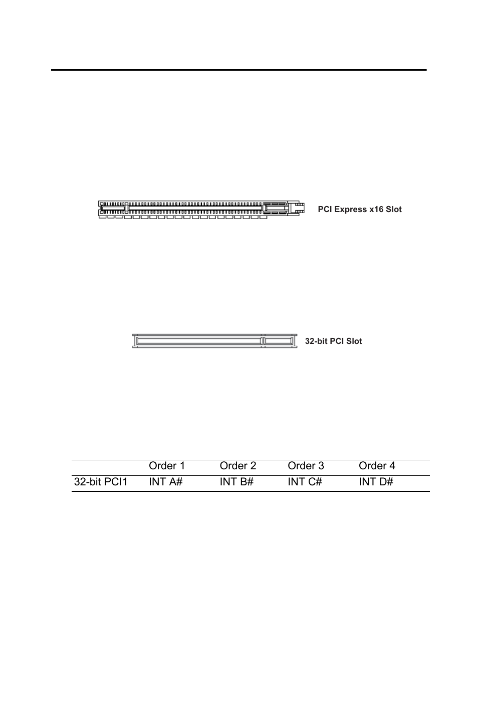 8 slots, 2 pci (peripheral component interconnect) slot, 3 pci interrupt request routing | Slots, Pci (peripheral component interconnect) slot, Pci interrupt request routing | Intel AIMB-253 User Manual | Page 38 / 62