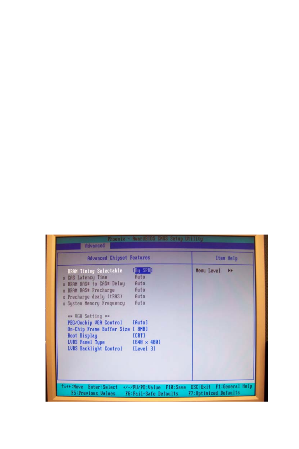 Figure 3.4: advanced chipset features, Figure, 4 advanced chipset features | Intel AIMB-253 User Manual | Page 47 / 62