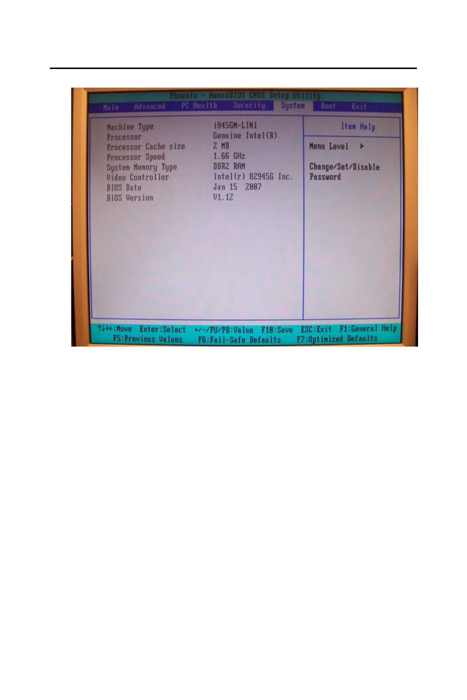 7 system, Figure 3.13: system, System | Figure 3.13 system | Intel AIMB-253 User Manual | Page 60 / 62